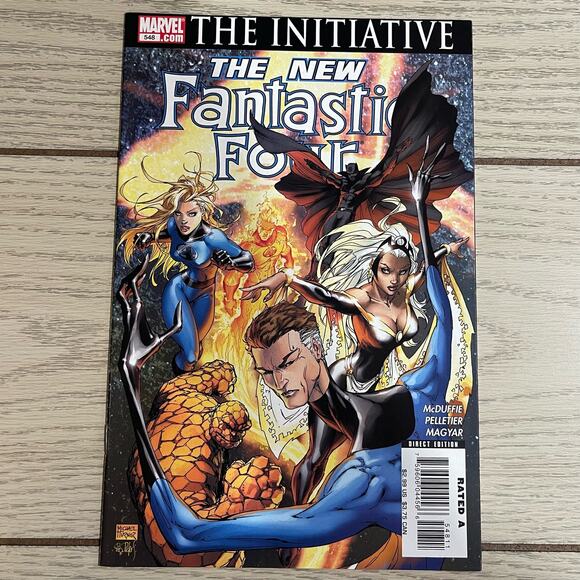 Marvel 2007 The New Fantastic Four 7 Comic Book Lot The Initiative 544-550 - Picture 6 of 8